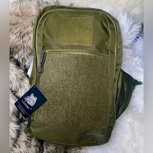 LQArmy GreenCity Classic School Book Bag Business Military green New With Tags